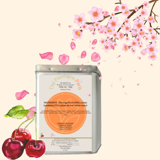 SAKURA PU ERH | Thé Rouge aux Cerises du Japon My Store