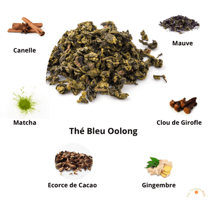 Thé Bleu Gourmet Matcha & Épices Douces - Thé Floresens Paris