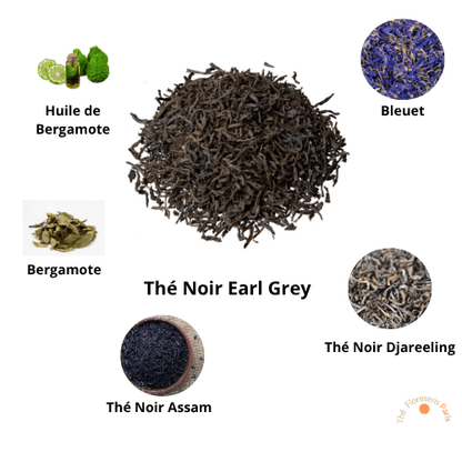 Thé Noir Earl Grey Délice - Thé Floresens Paris