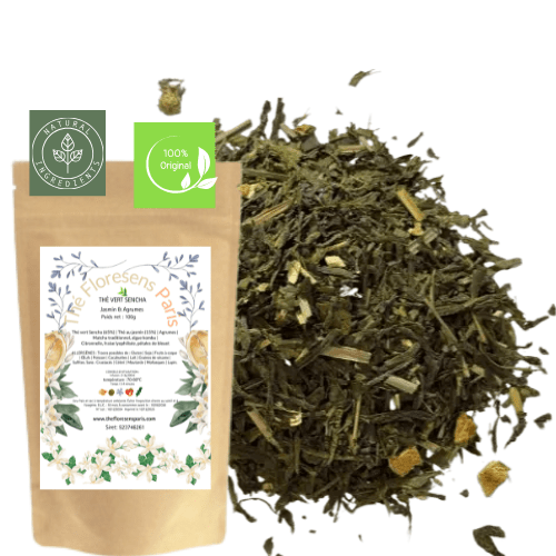 Thé Vert Sencha Jasmin & Agrumes - Thé Floresens Paris